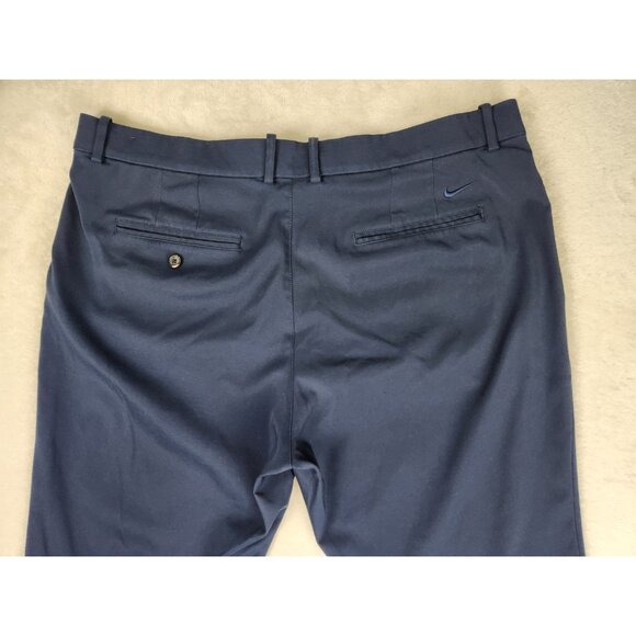 Nike Mens Golf Flat Front Pants 40x30 Standard Fit Dri-Fit Blue - Picture 7 of 12